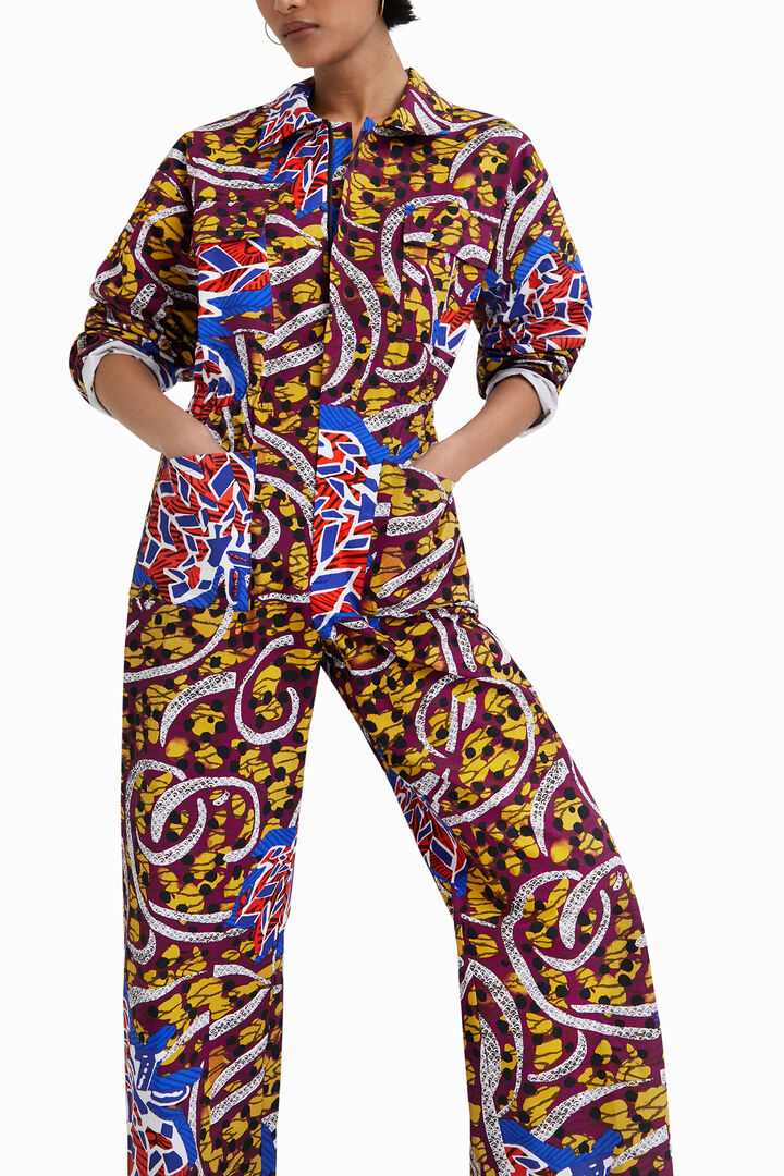 Stella Jean long jumpsuit | Desigual