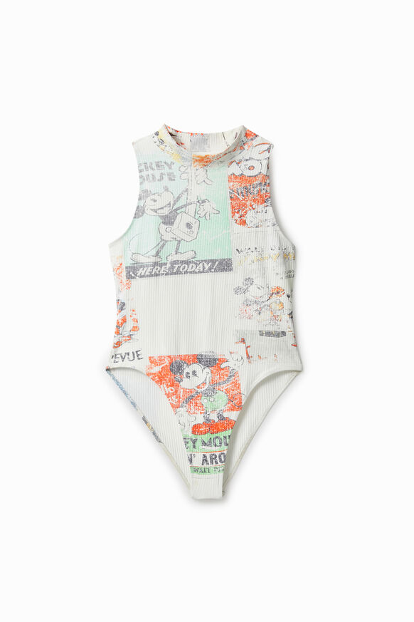 Body avec illustrations cartes postales - Mickey Mouse | Desigual