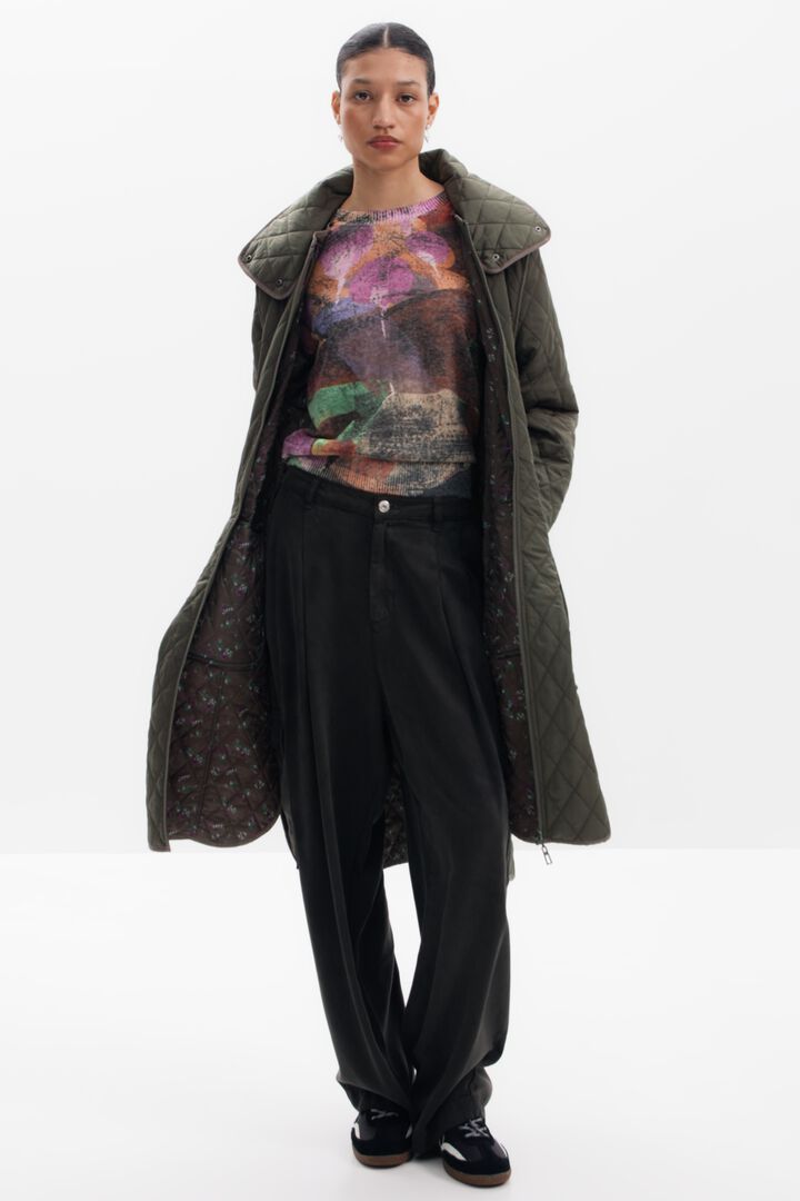 Abrigo largo acolchado | Desigual