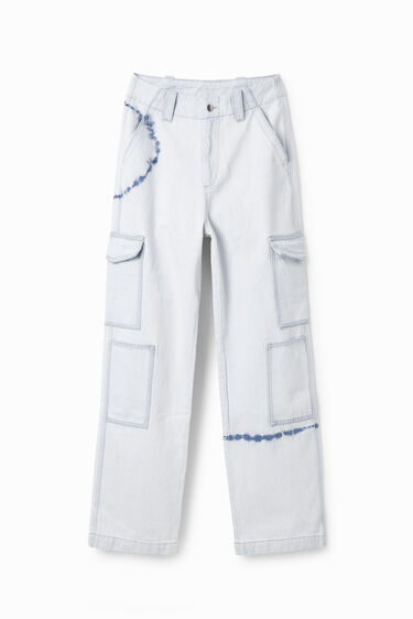 Vaqueros Cargo tie-dye | Desigual