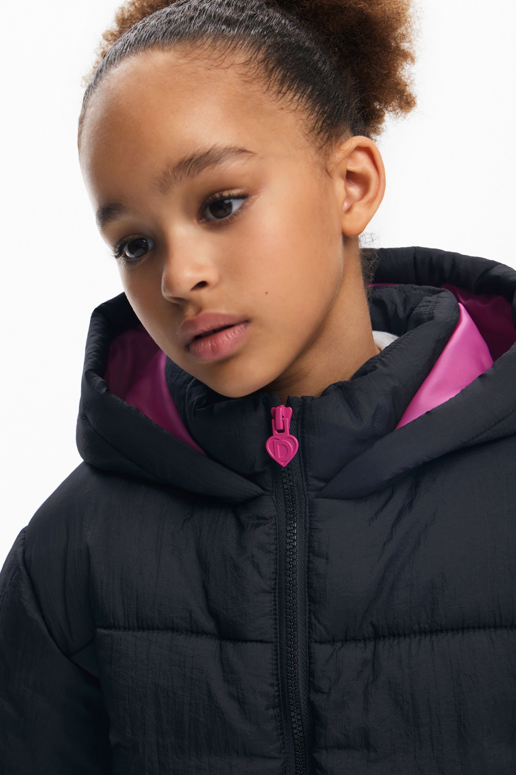 星柄のキルティングコート 女の子用 I Desigual.com
