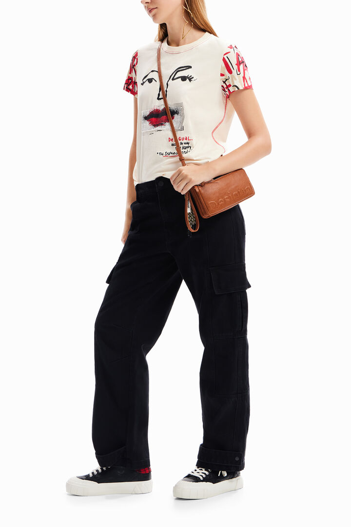 Half-logo mini bag | Desigual