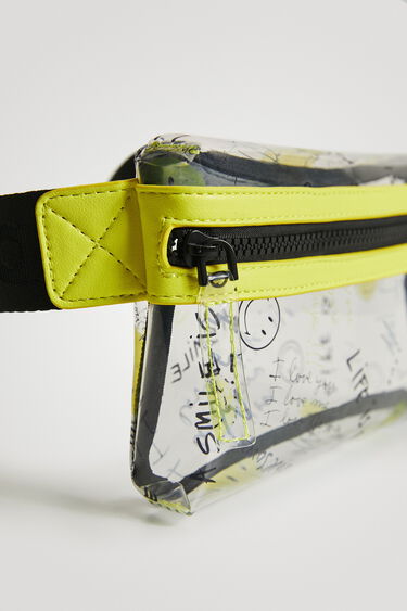 Prozirna torbica s printom smješka | Desigual