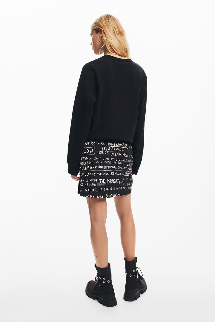 Minifalda estampado frases | Desigual