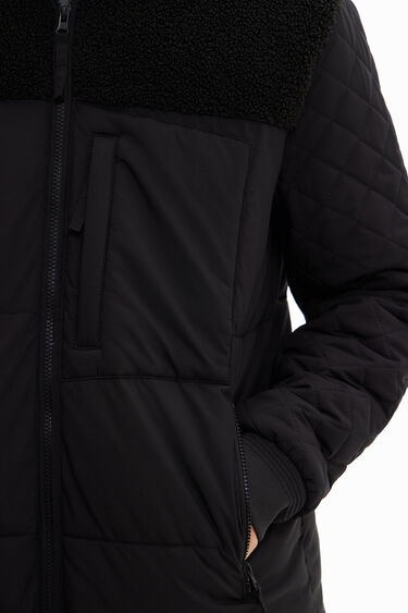 Plain hooded jacket | Desigual