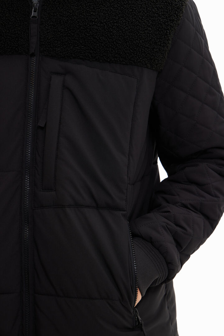 Chaqueta lisa capucha | Desigual