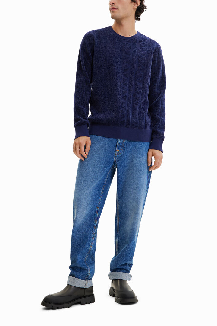 Jersey motivos jacquard | Desigual