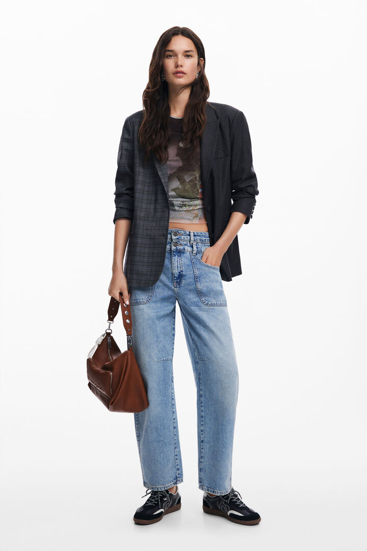 Blazer asimétrica | Desigual