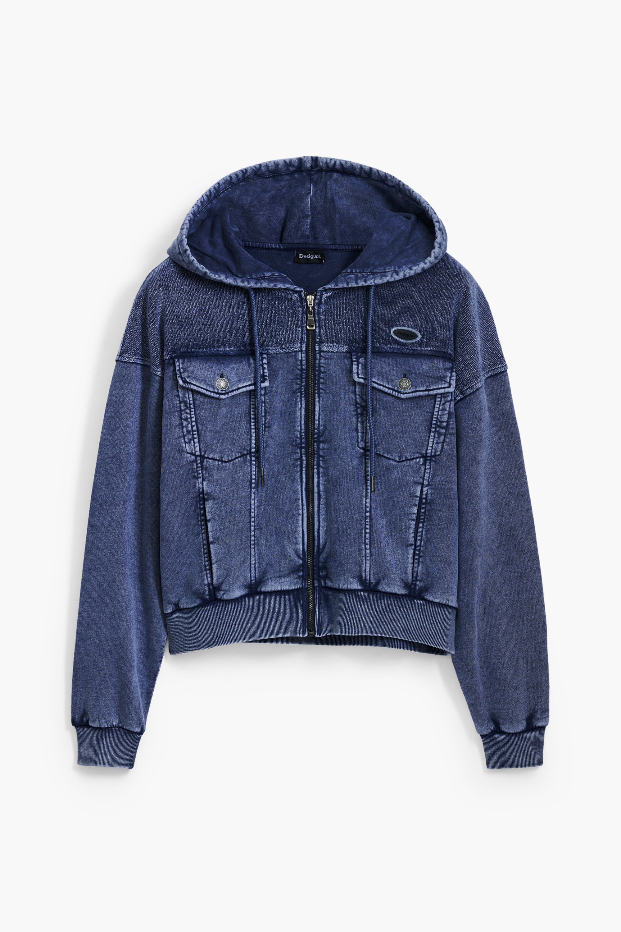 デニムプリントのスウェットシャツ 女性用 I Desigual.com