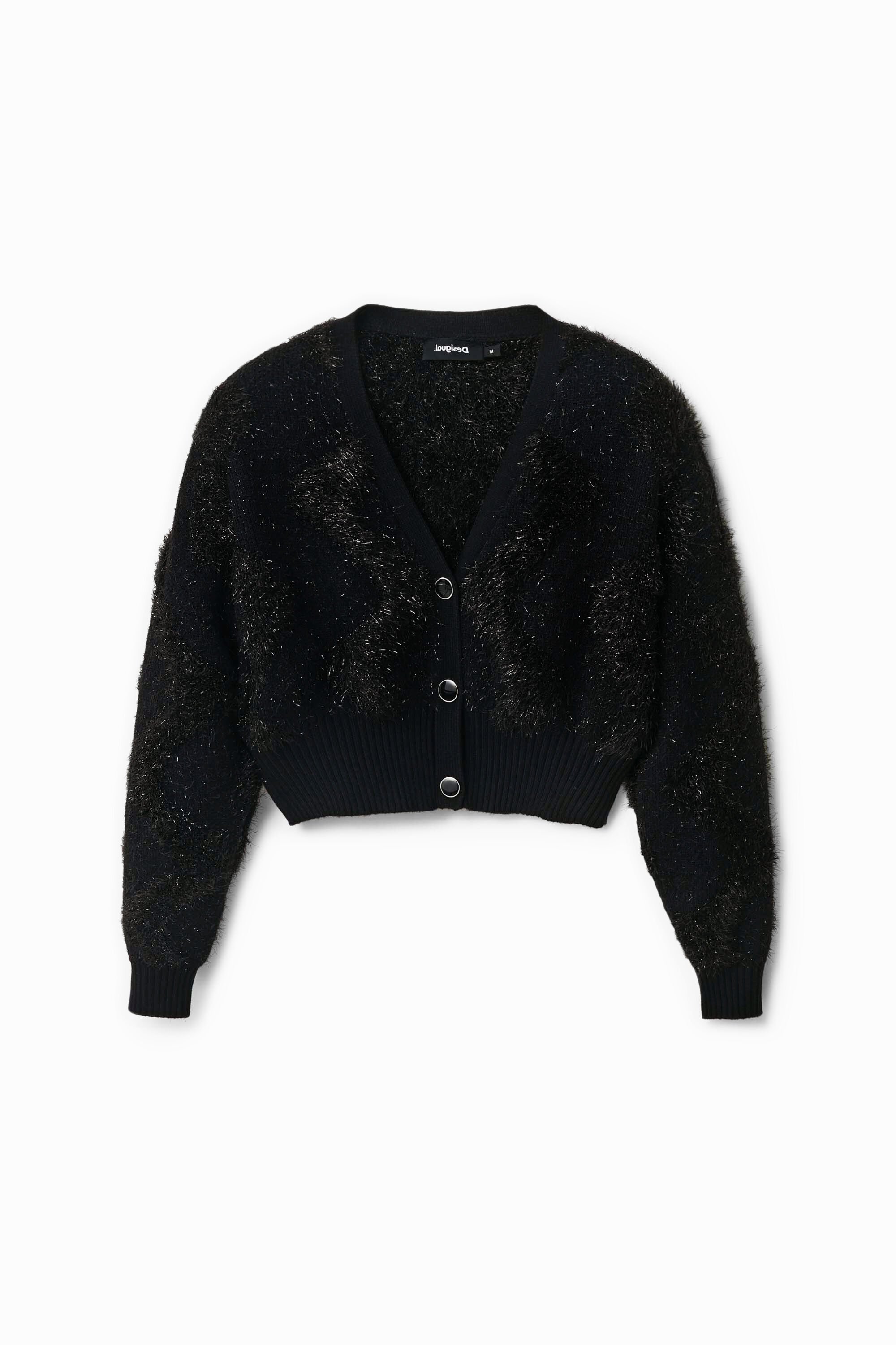 Plush cardigans top