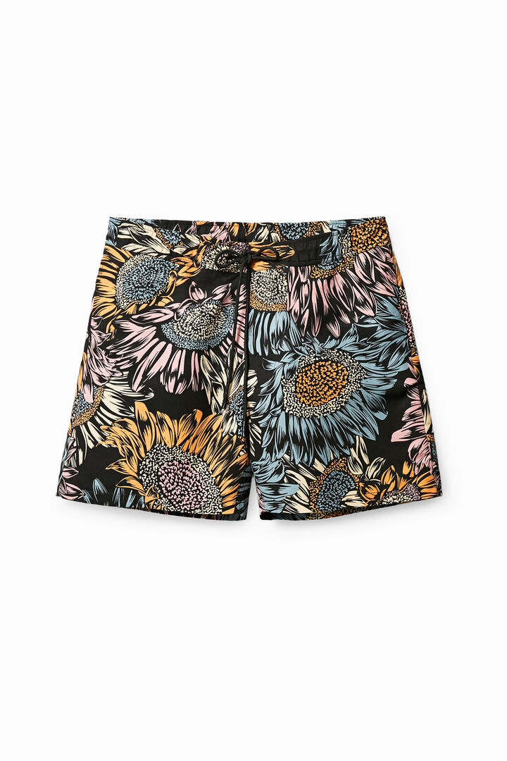 Floral print swim shorts