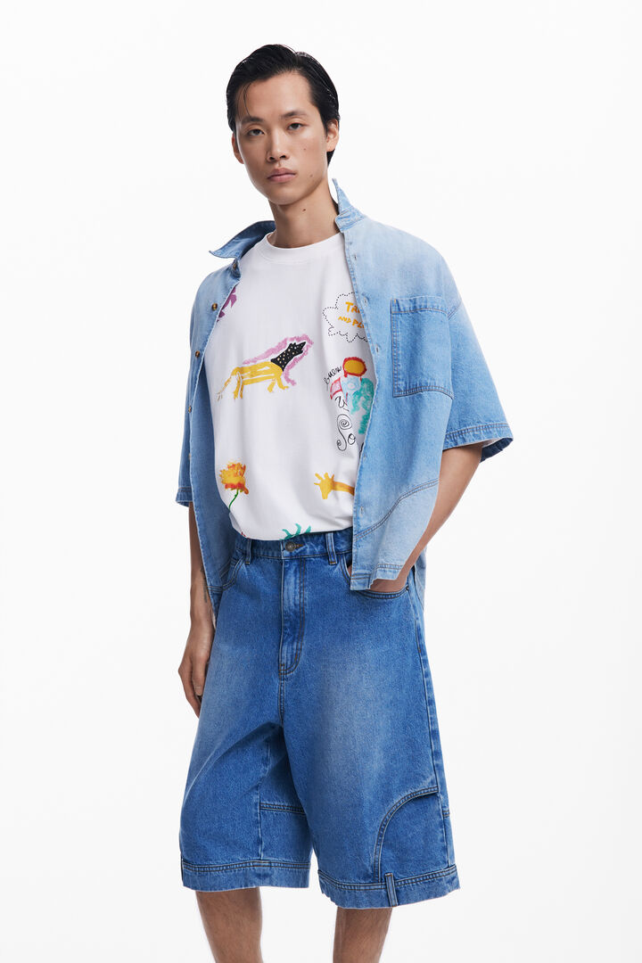 Bermuda vaquera Upcycling | Desigual