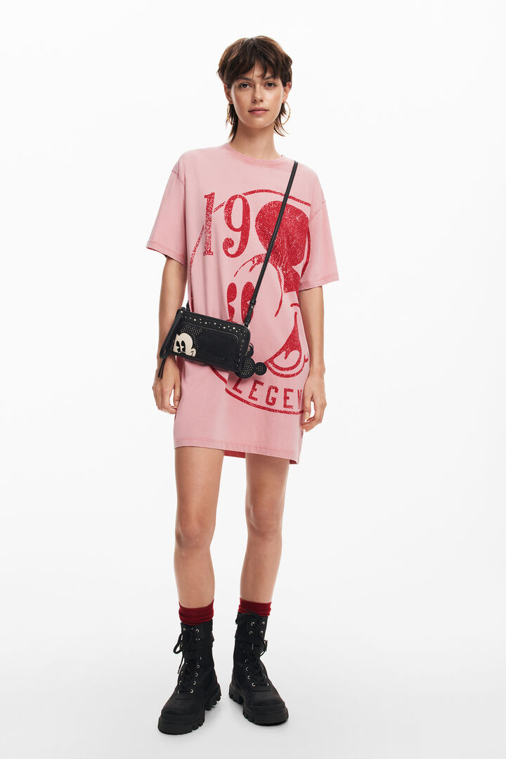 Short dress with short sleeves Mickey | Desigual