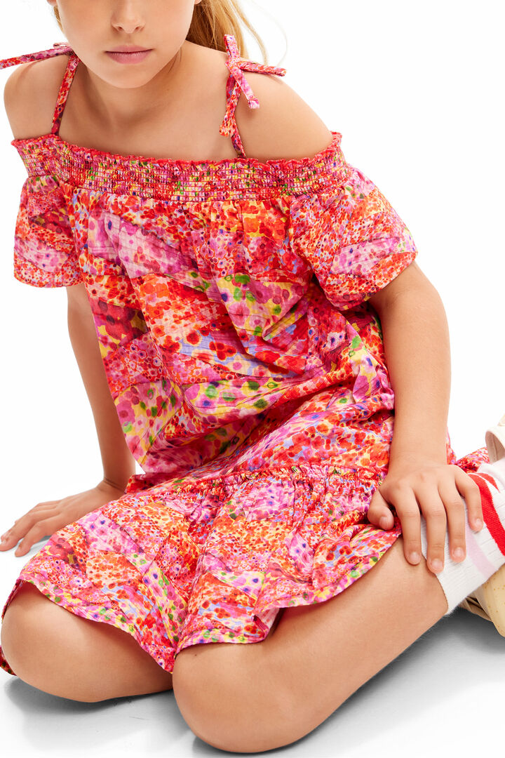 Floral ruffle dress | Desigual