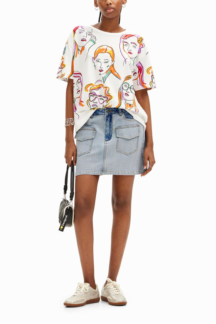 Arty faces T-shirt | Desigual