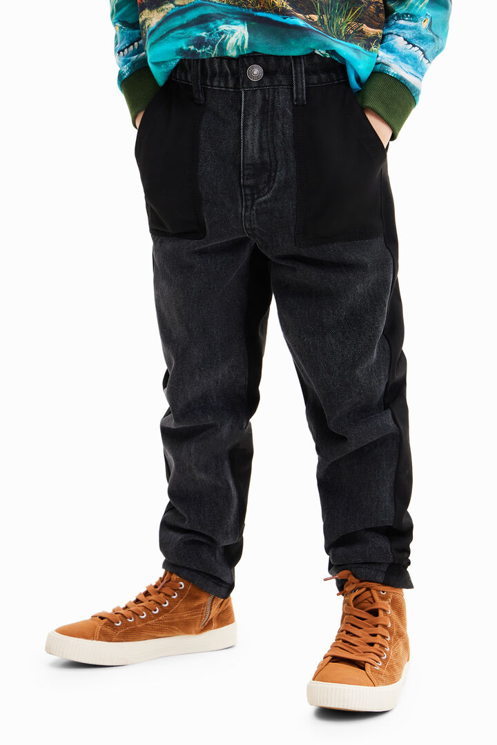Hybrid straight jeans | Desigual