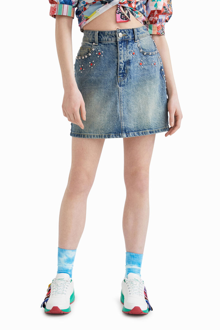 Minifalda tachuelas Johnson Hartig | Desigual