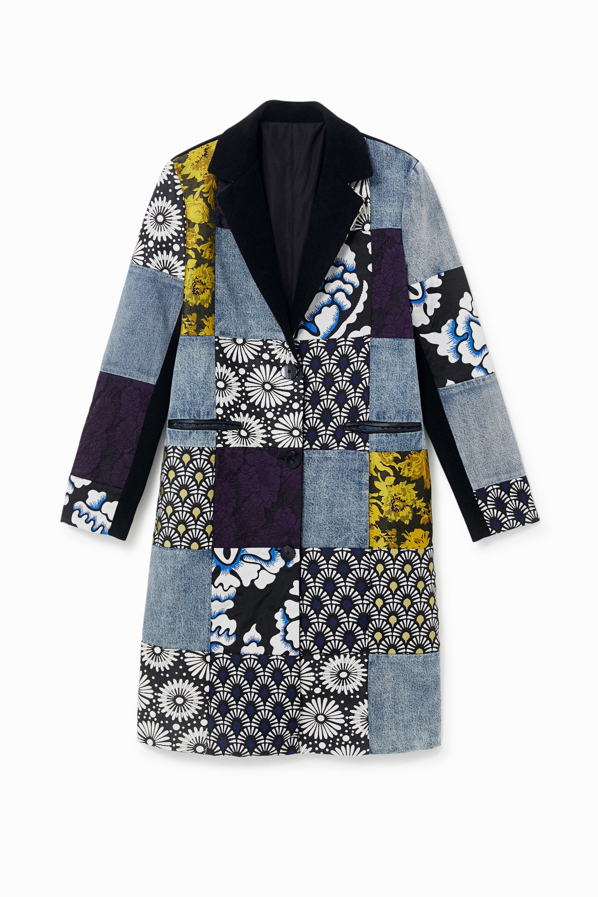 Coat Abrigo Desigual Outlet Jacket Plumas Mujer Desigual Outlet