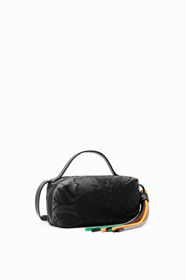 Mini crossbody bag with embroidered flowers | Desigual