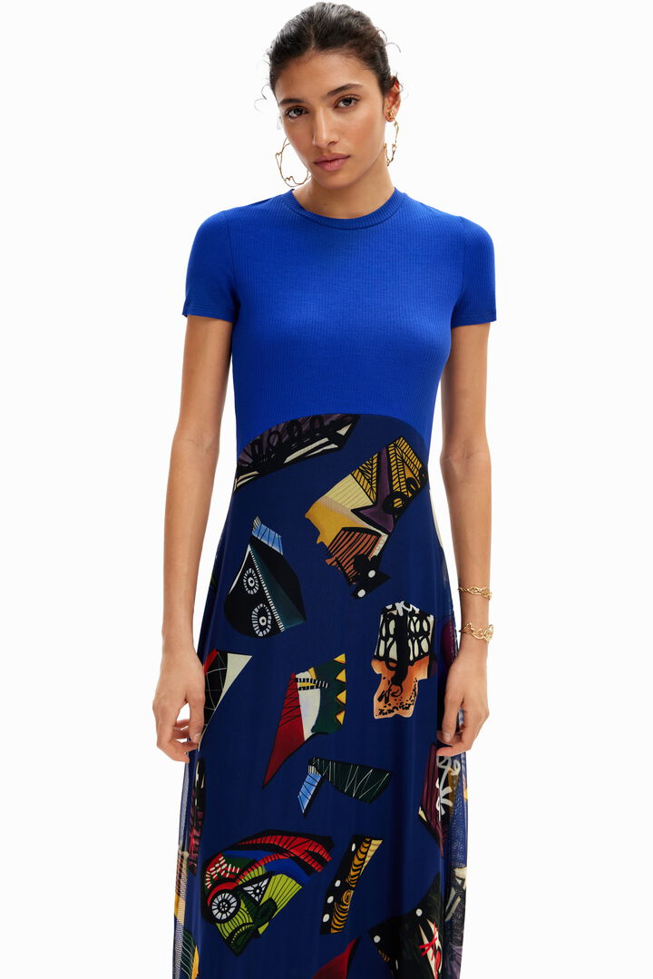 Sukienka midi łączona M. Christian Lacroix | Desigual