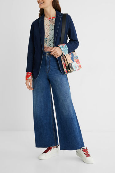 Slim denim blazer | Desigual.com