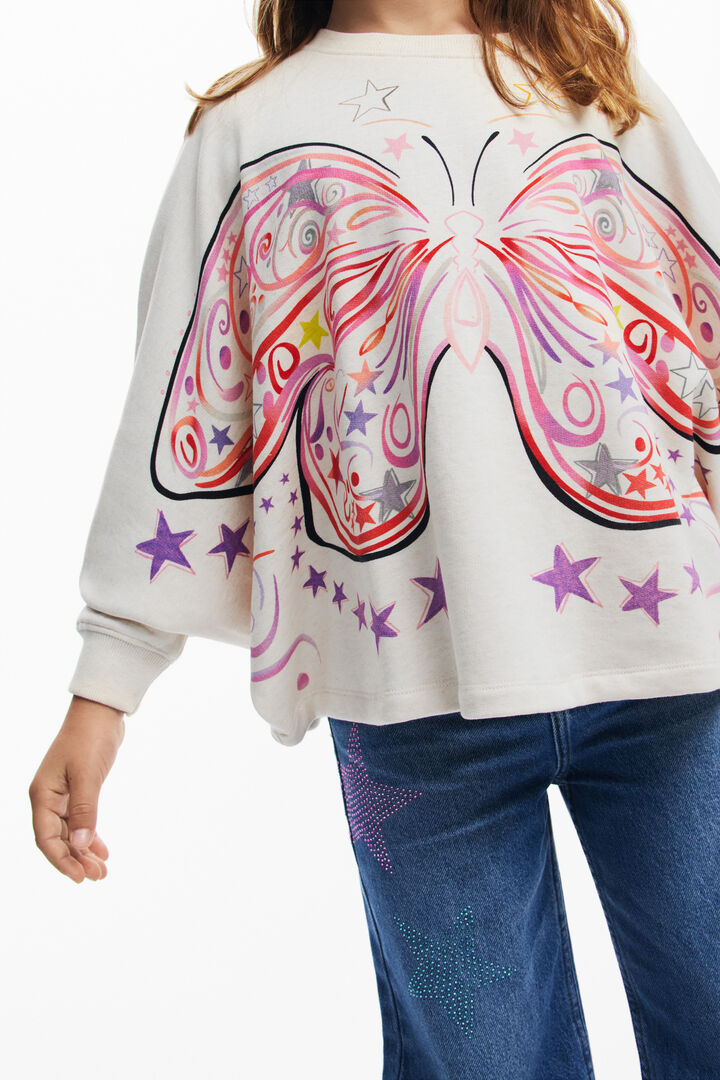 Butterfly sweatshirt | Desigual