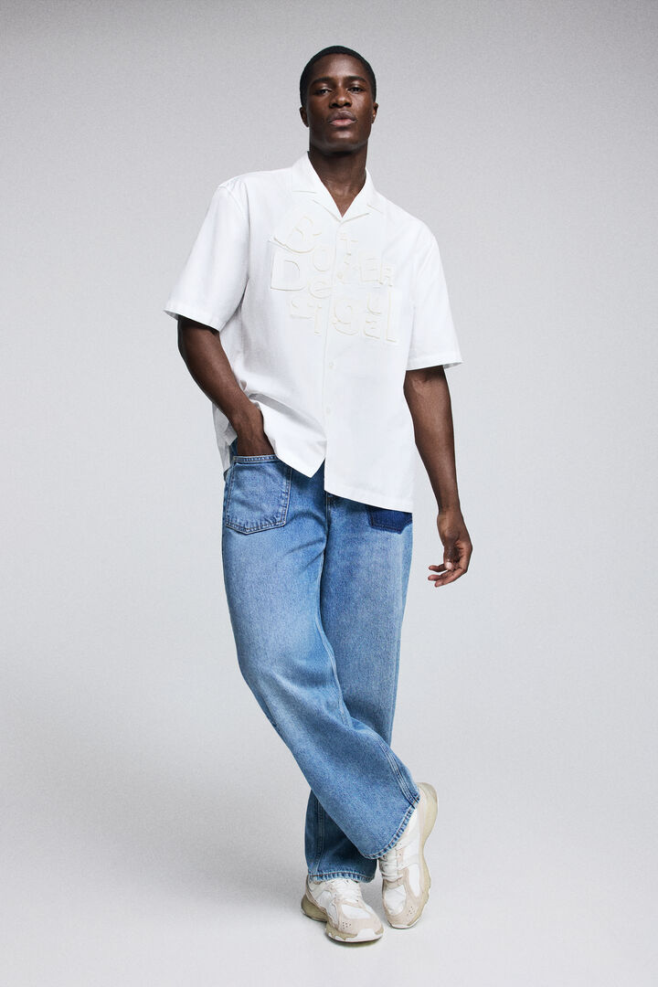 Short-sleeve shirt with Botter lettering | Desigual