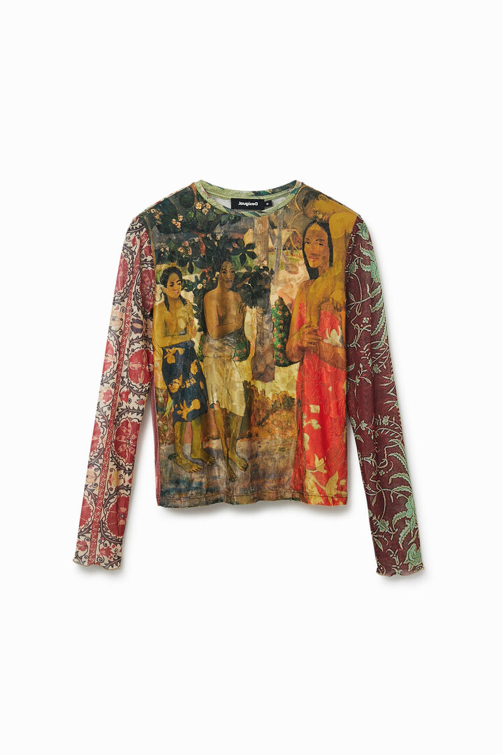 Polynesia tulle sleeve T-shirt | Desigual