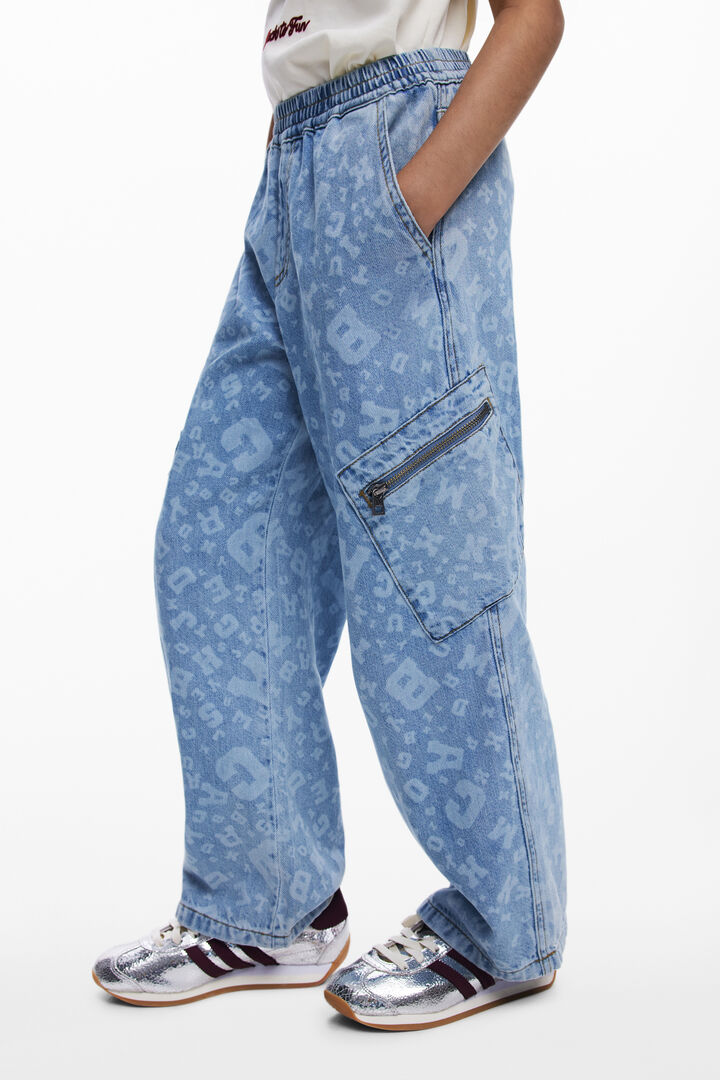 Jean Baggy imprimé | Desigual