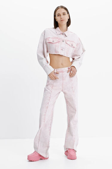 Texans wide leg straight Maitrepierre | Desigual