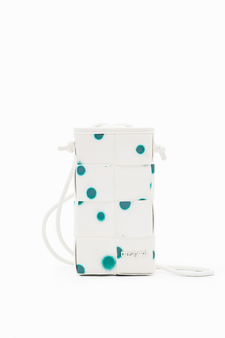 Porta cellulare L gocce intrecciate