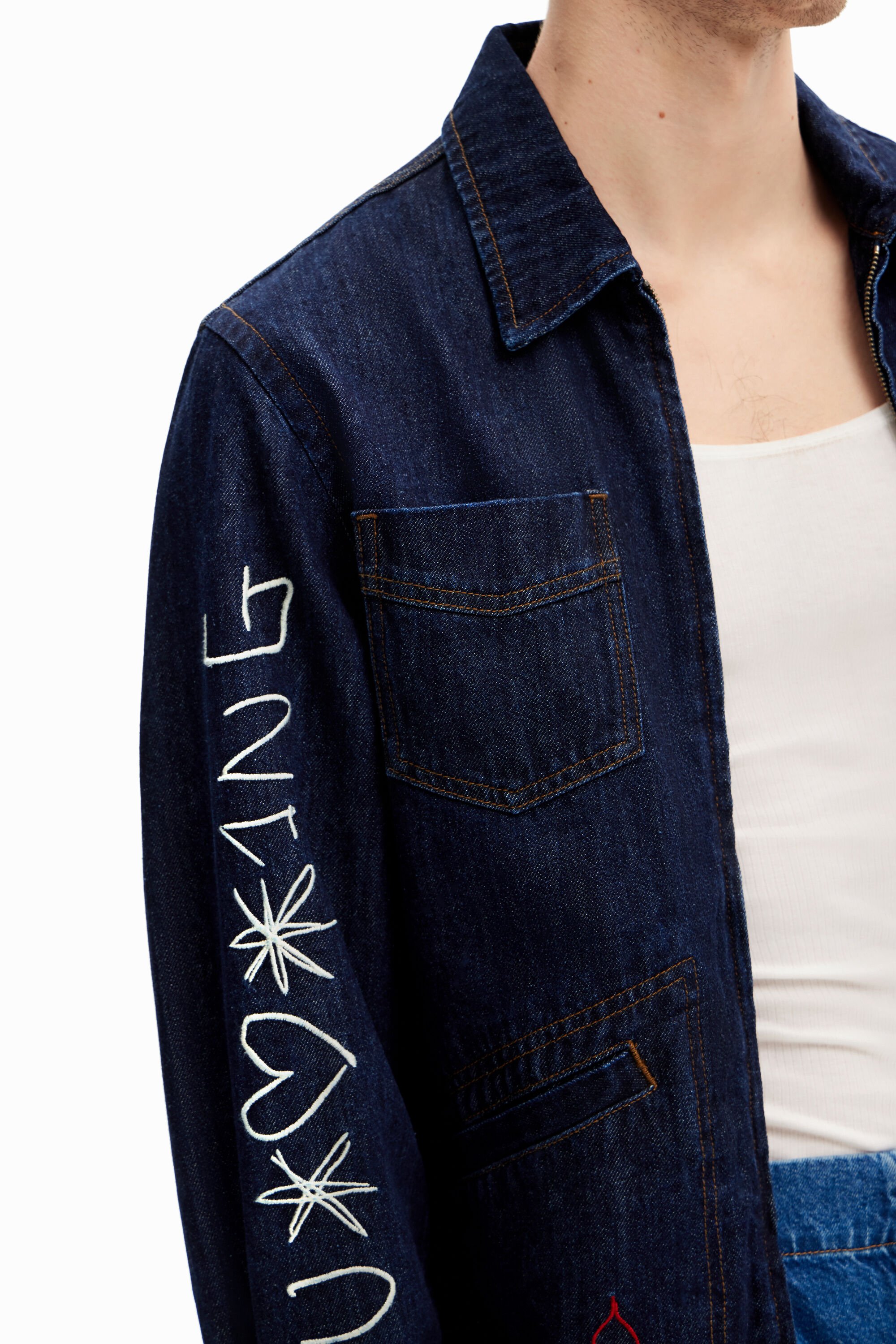 シルエットデニムジャケット 女性用 I Desigual.com