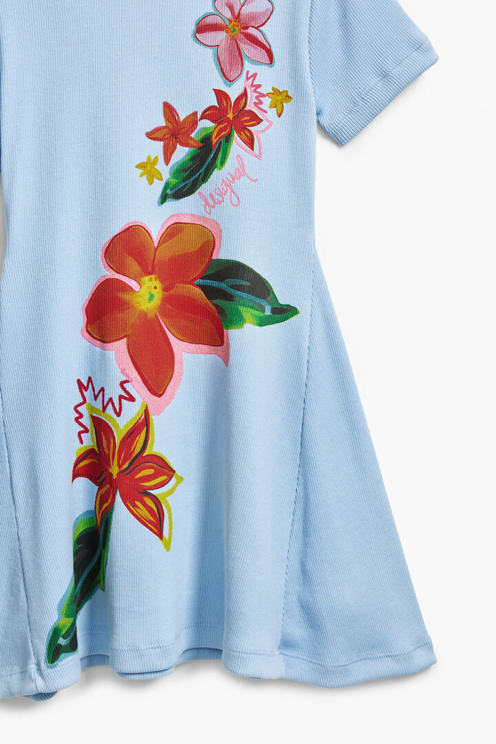 Printed short dress | Desigual