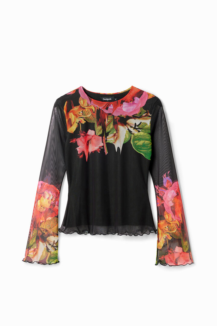 Tropical flowers T-shirt | Desigual