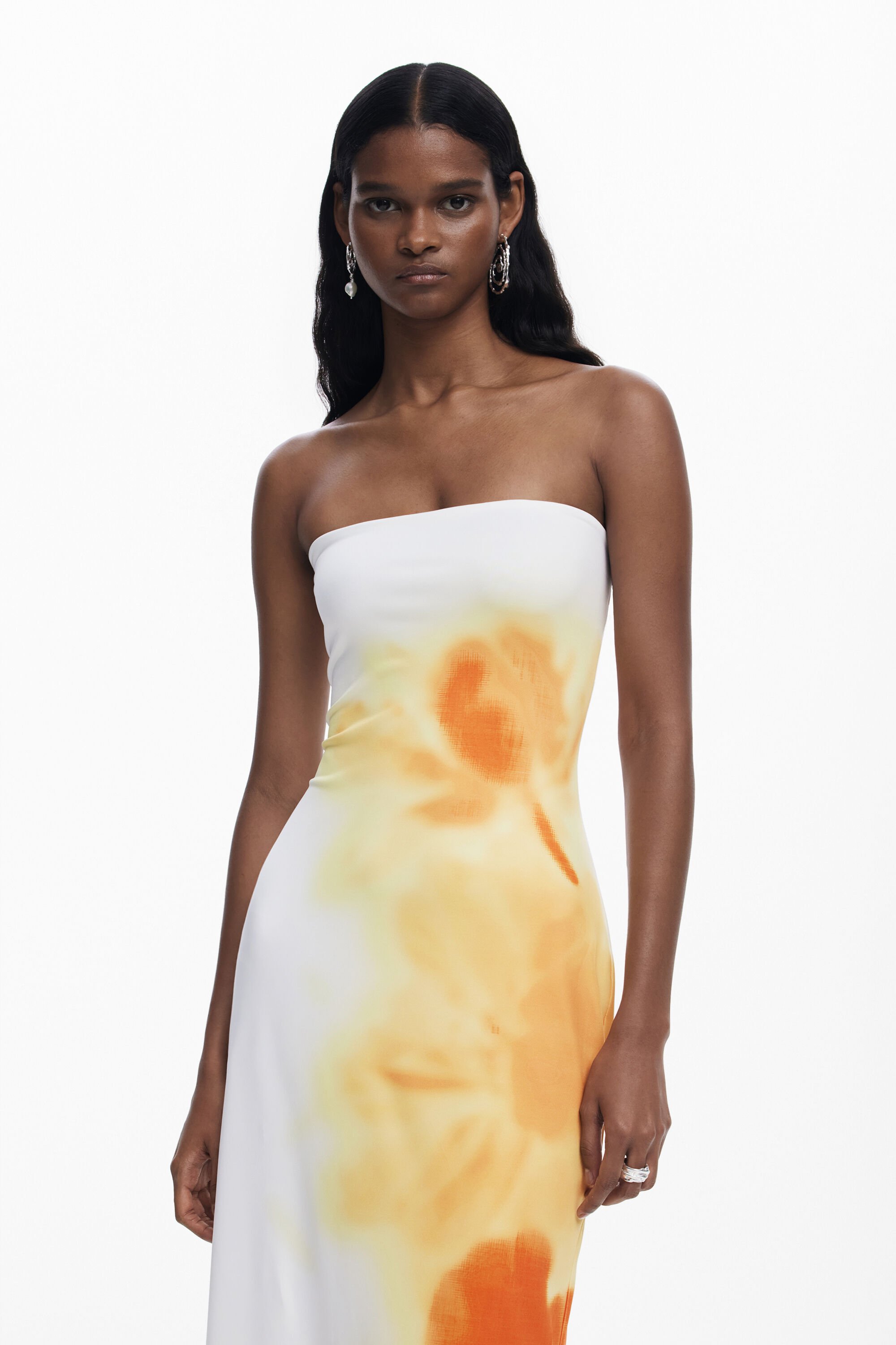 Floral bandeau dress