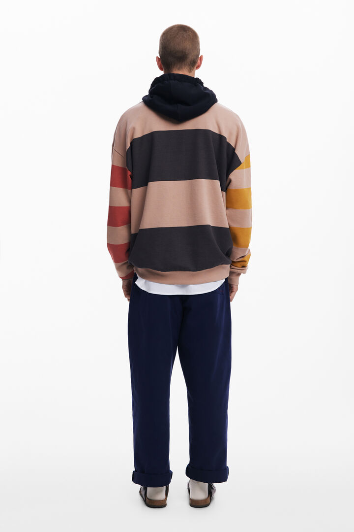 Wide-striped sweatshirt | Desigual