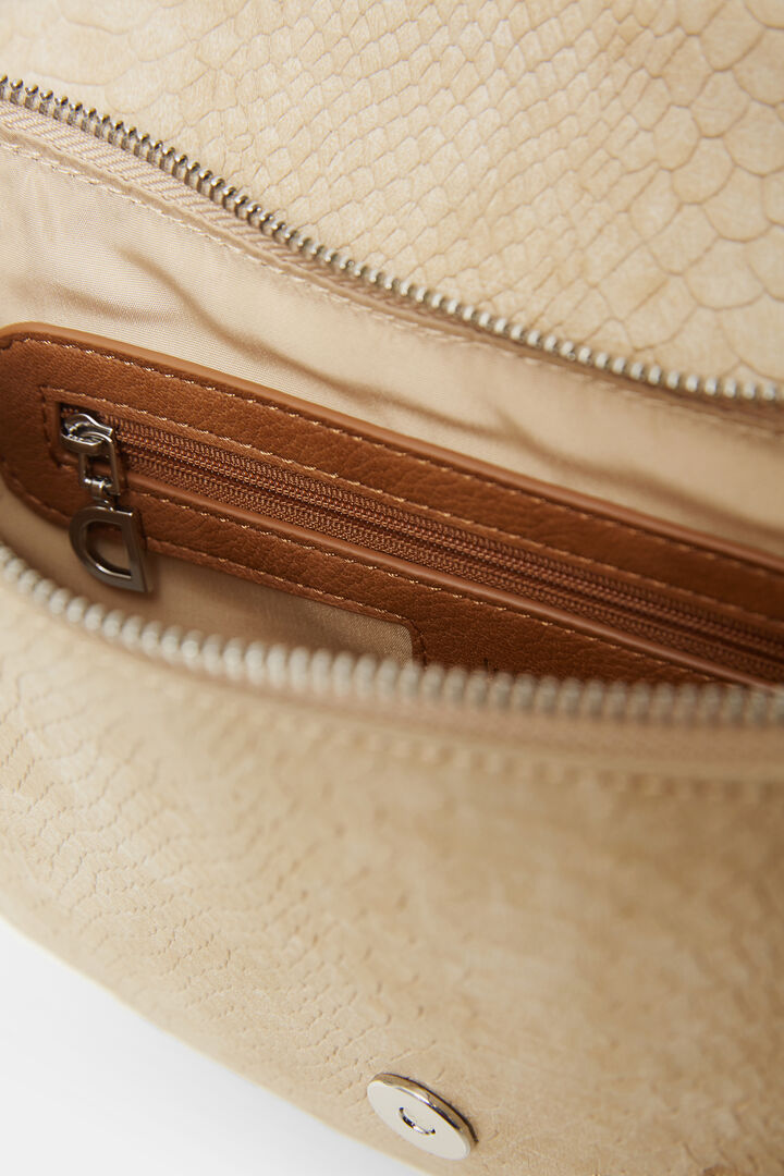Crossbody kabelka s efektom hadej kože | Desigual