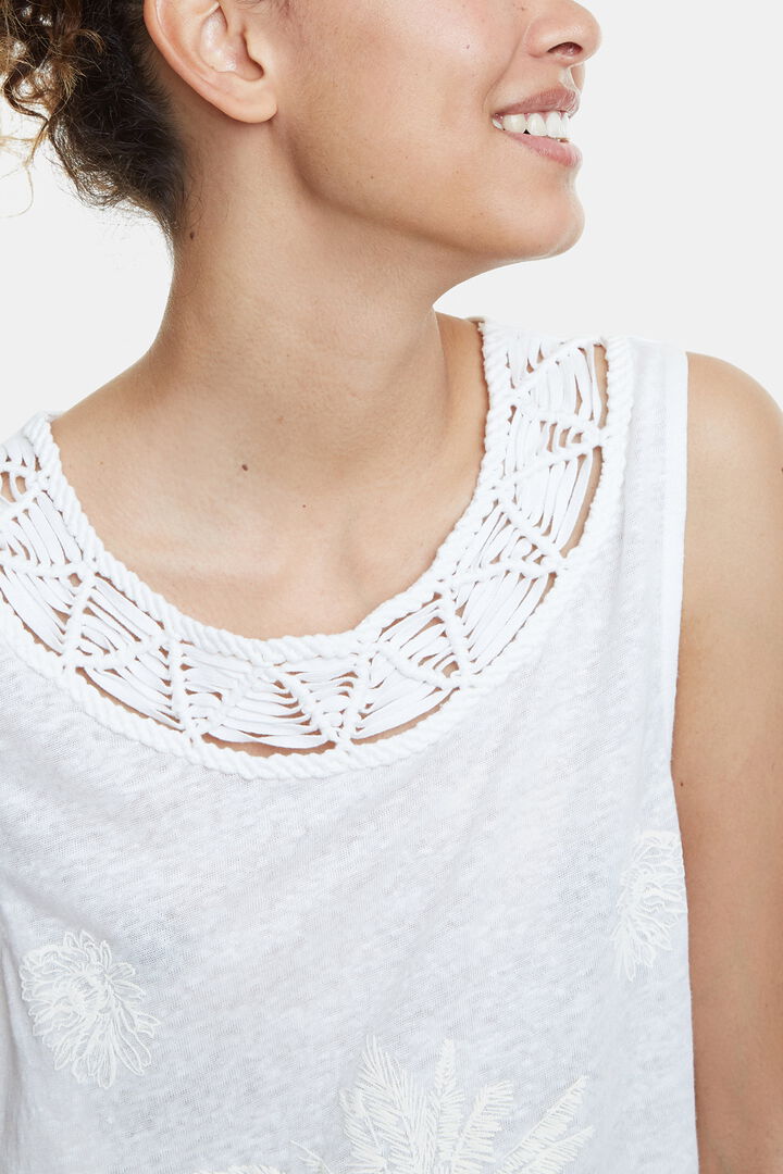 Sleeveless T-shirt drape | Desigual