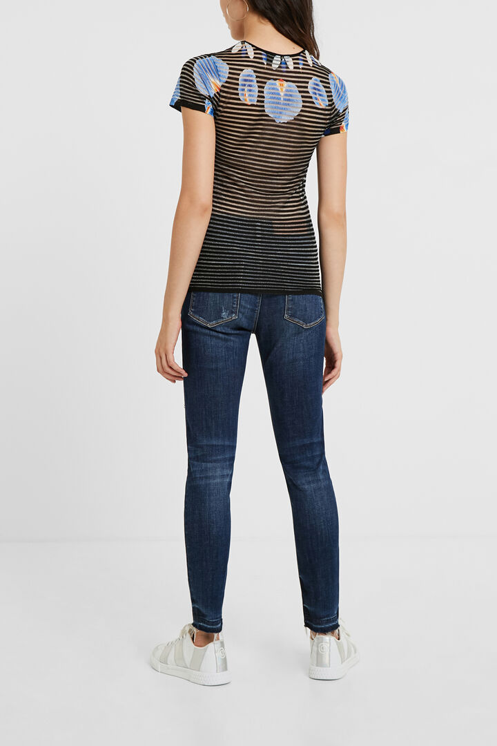 Knit T-shirt floral mandala | Desigual