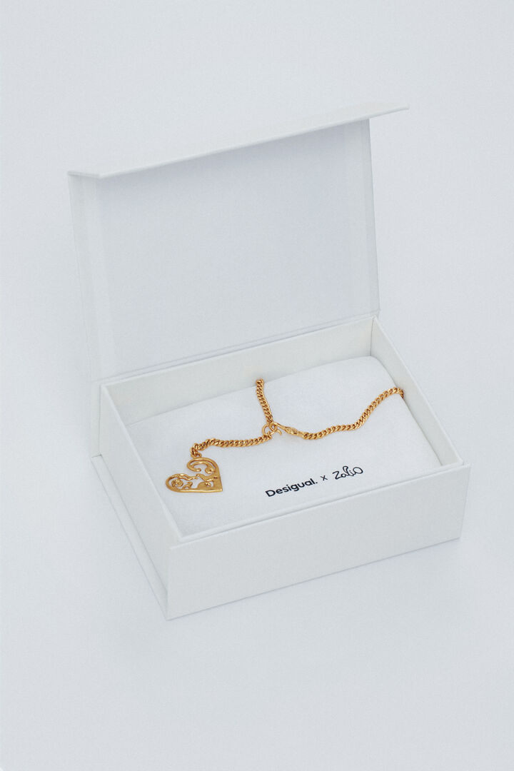 Zalio gold small heart necklace