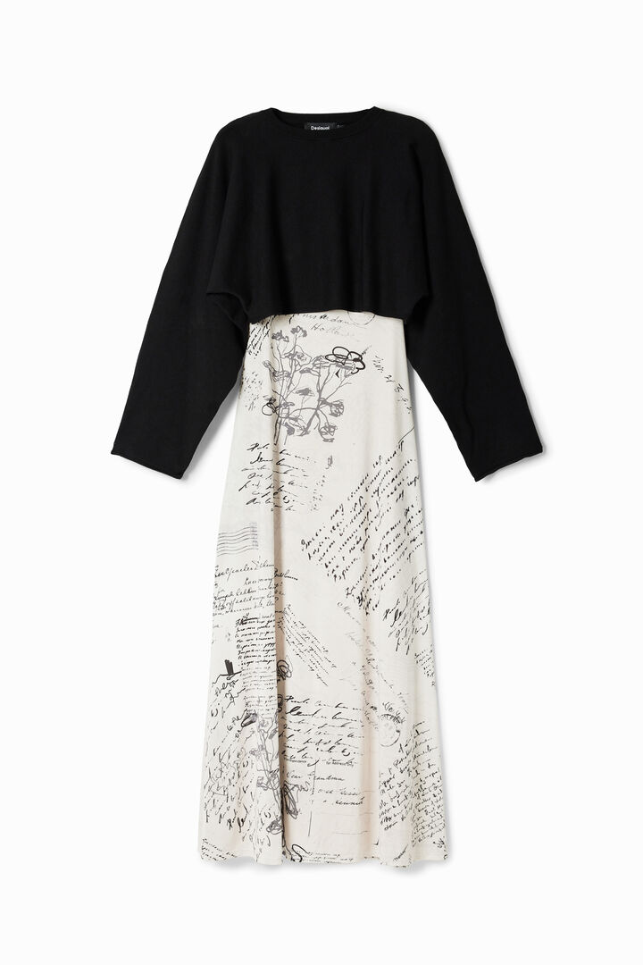 Vestido midi combinado | Desigual