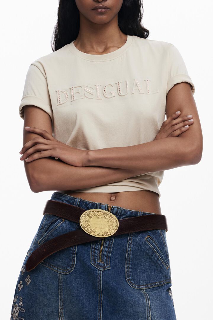 Studded logo T-shirt