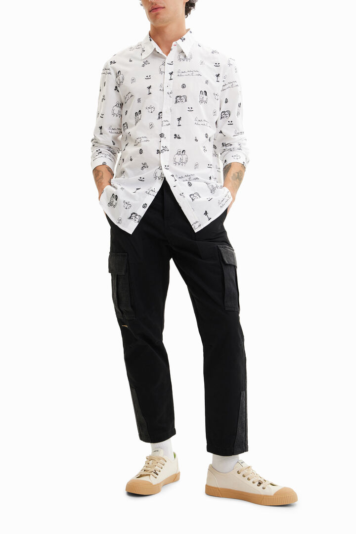 Hemd Voile Stickereien | Desigual
