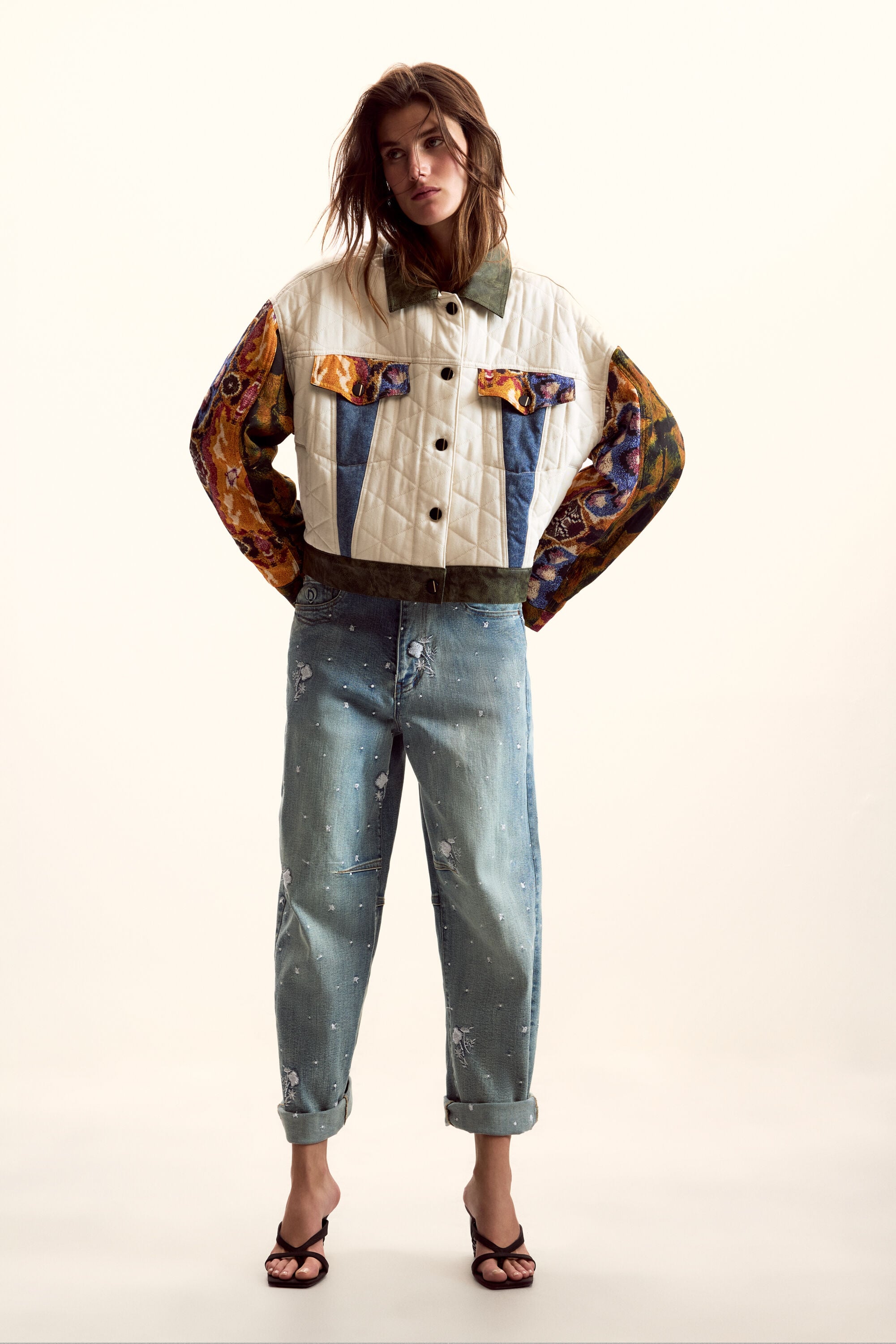 Giacca trucker M. Christian Lacroix - WHITE (S)