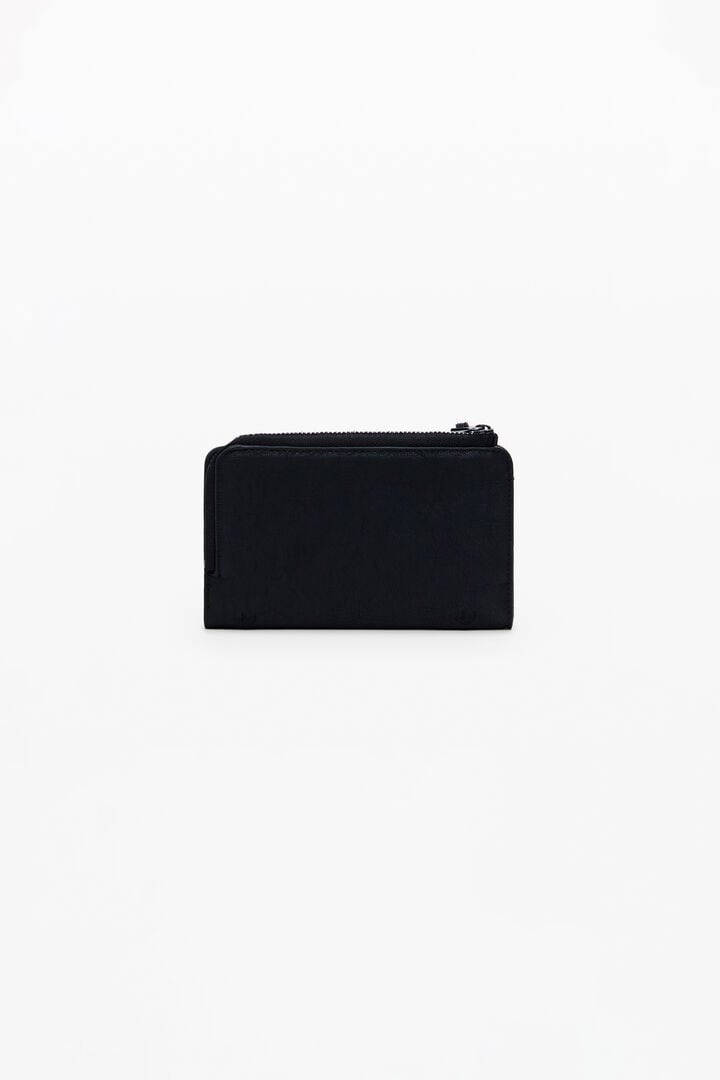Porte-monnaie effet cuir brodé moyen | Desigual