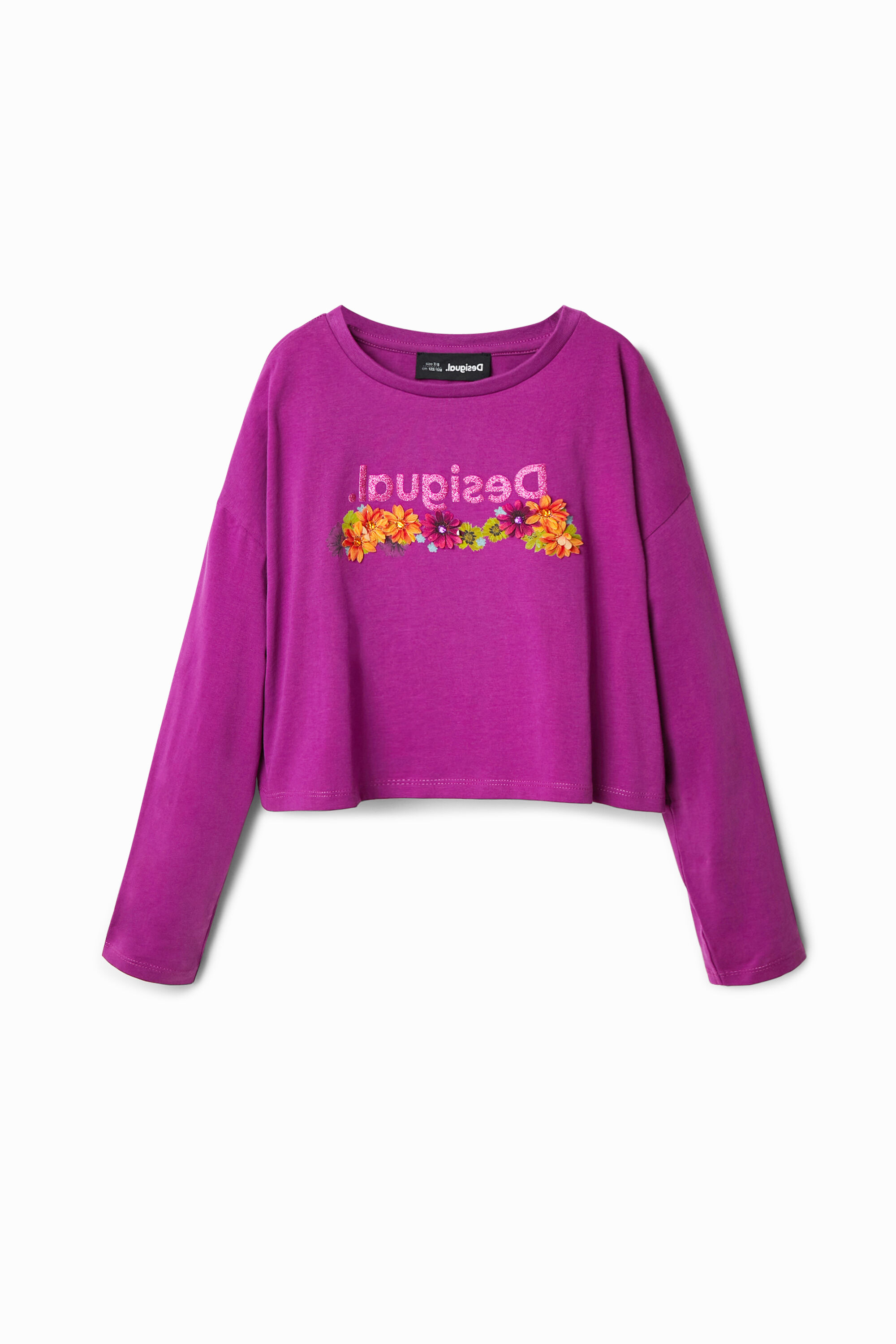 Kurzes Shirt Blumen