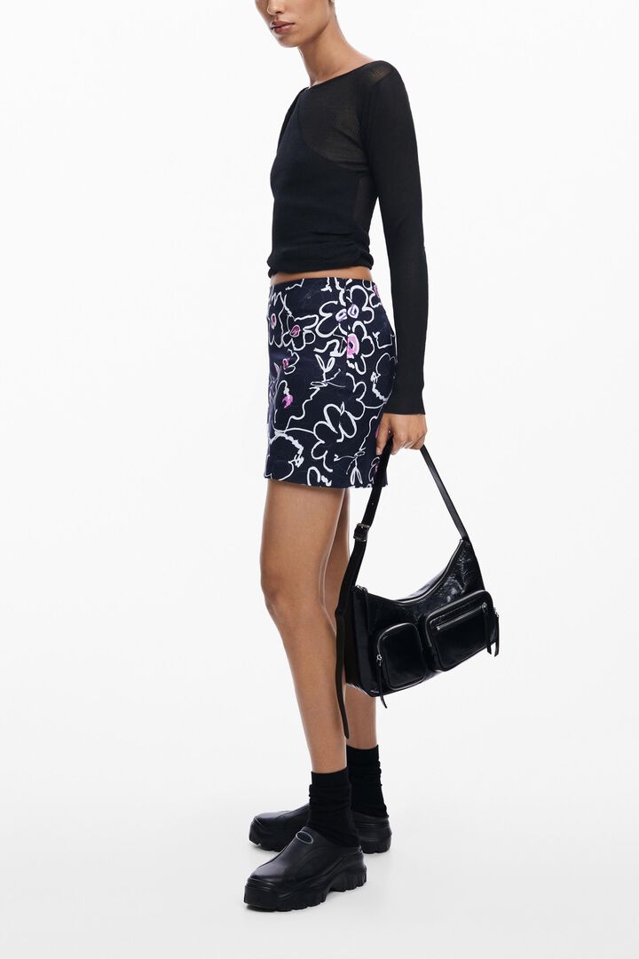 Floral miniskirt | Desigual