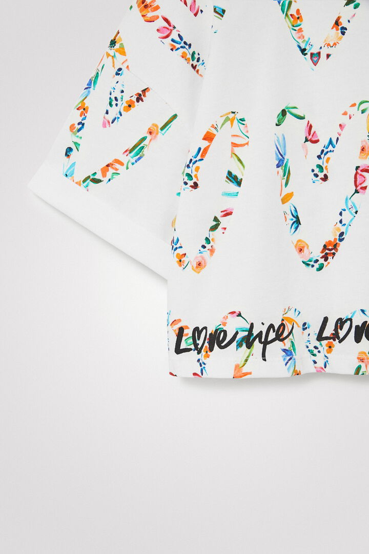 Camiseta corazones | Desigual