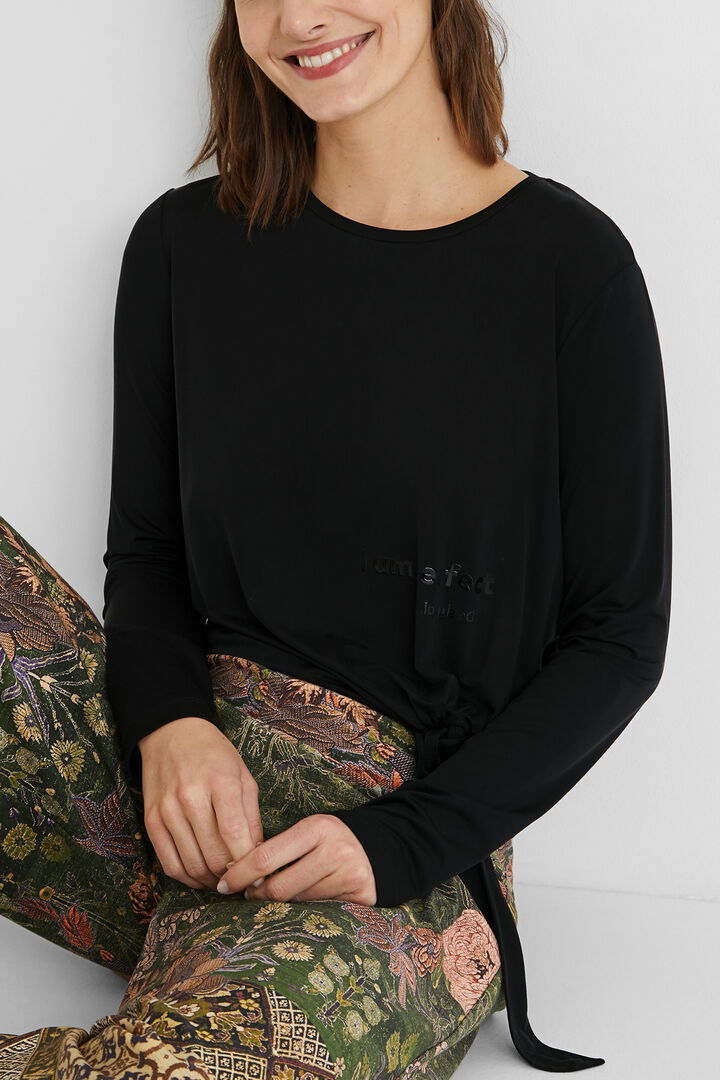 Cupro knot T-shirt | Desigual