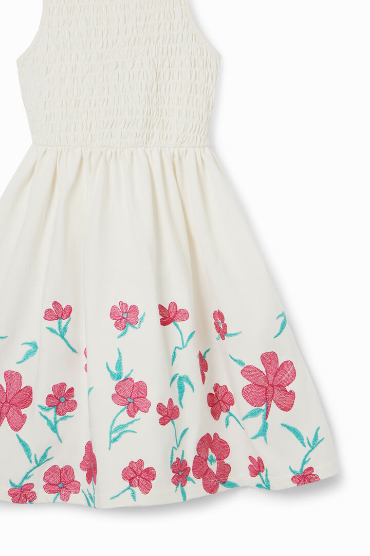 Abito spalline fiori ricamati | Desigual